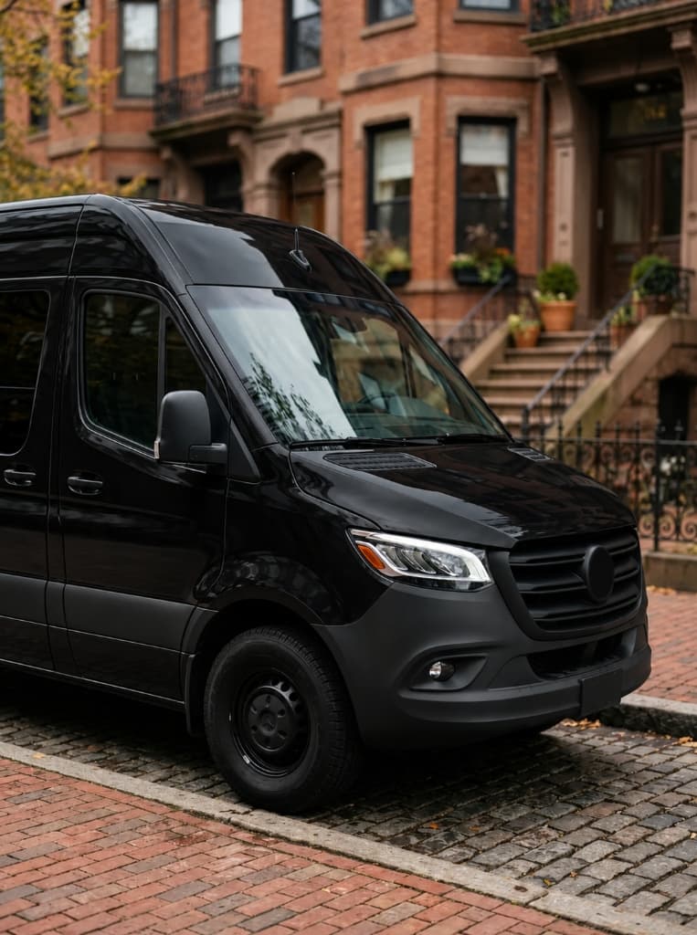 Boston Sprinters modern Sprinter Van fleet vehicle in Boston